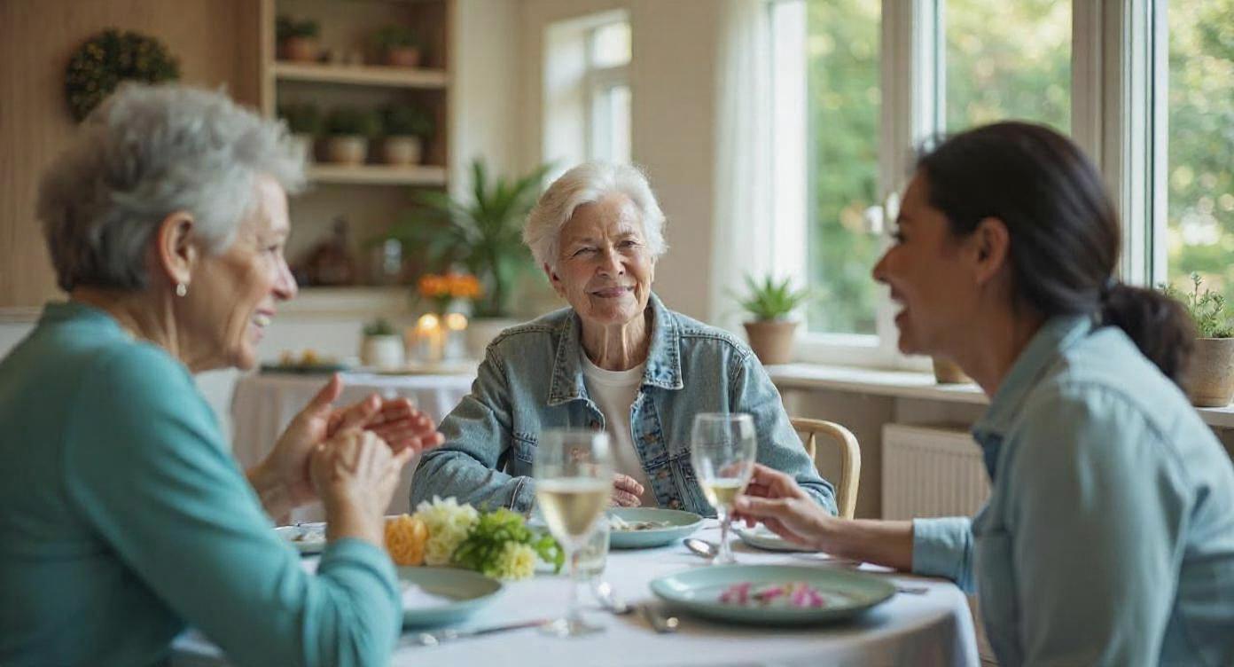 Peaceful senior living environment